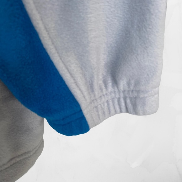 Wilson Mens Grey & Blue Fleece Quarter Zip Sweatshirt - XXL - Picture 6 of 8